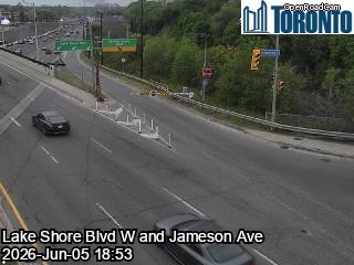 Lake Shore Boulevard near Jameson Avenue