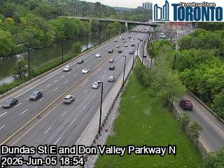 Don Valley Parkway near Dundas Street