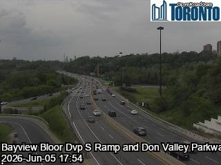 Don Valley Parkway near Bloor Street