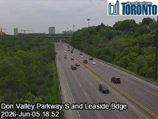 Don Valley Parkway near Beachwood Crescent