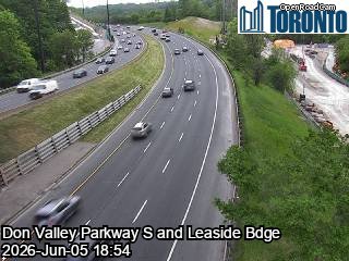 Don Valley Parkway near Millwood Road