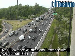 Don Valley Parkway near Lawrence Avenue