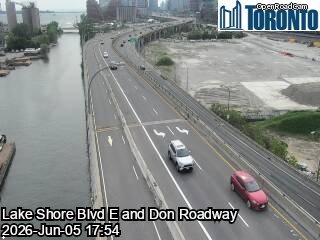Don Valley Parkway near Gardiner Expressway
