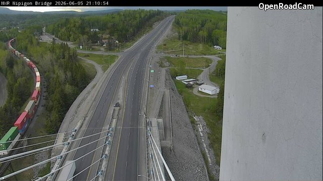 Highway 17 at Nipigon River Bridge