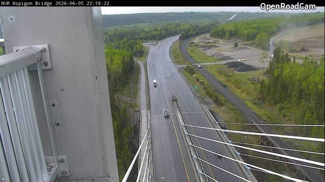 Highway 17 at Nipigon River Bridge