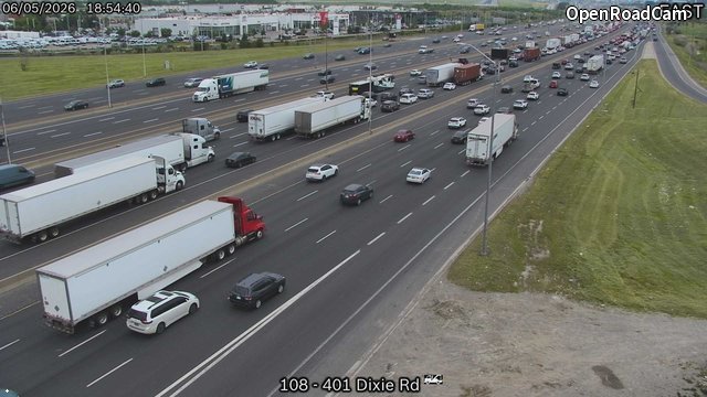 Highway 401 near Dixie Road