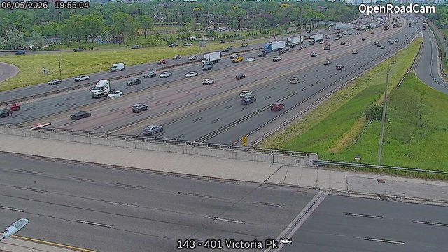 Highway 401 near Victoria Park Avenue
