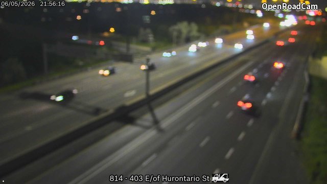 Highway 403 East of Hurontario Street