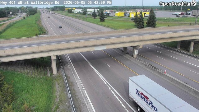 Highway 401 at Wallbridge Loyalist Road