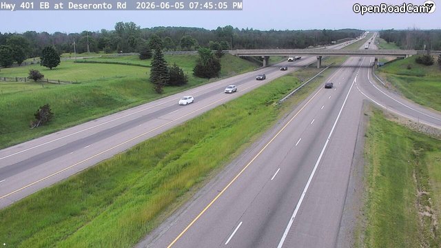 Highway 401 at Deseronto Road