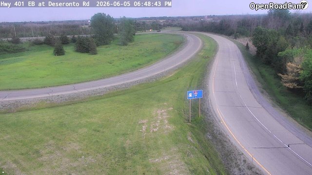 Highway 401 at Deseronto Road