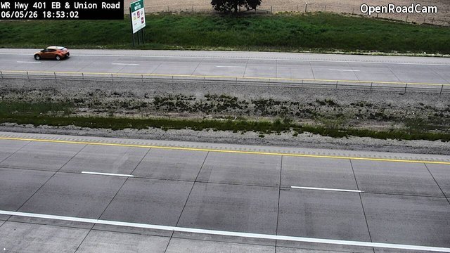 Highway 401 Eastbound at Union Road