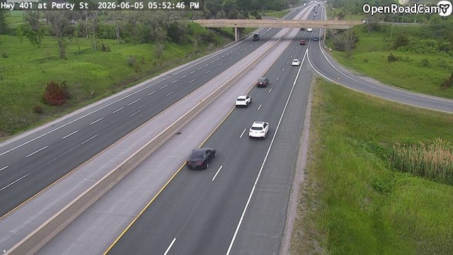 Highway 401 at Percy Street