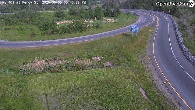 Highway 401 at Percy Street