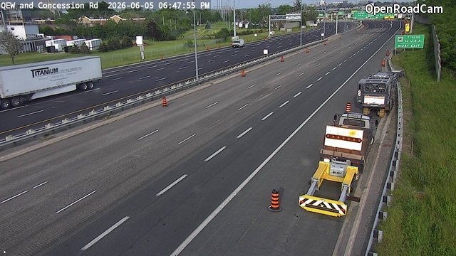 QEW East of Concession Road