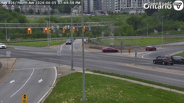Highway 406 at Fourth Avenue