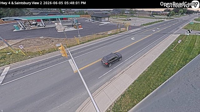 Highway 4 at Saintsbury Line