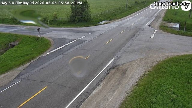 Highway 6 at Pike Bay Road