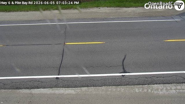 Highway 6 at Pike Bay Road