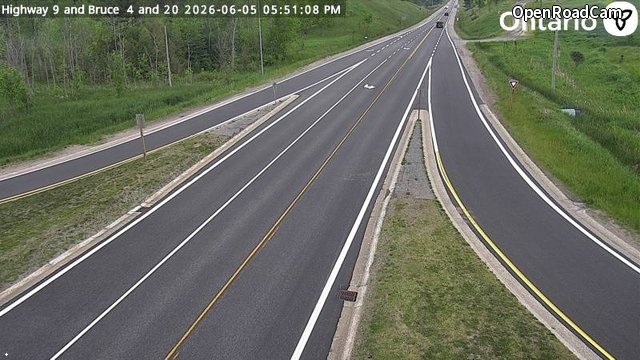 Highway 9 at Bruce Road 4 and 20