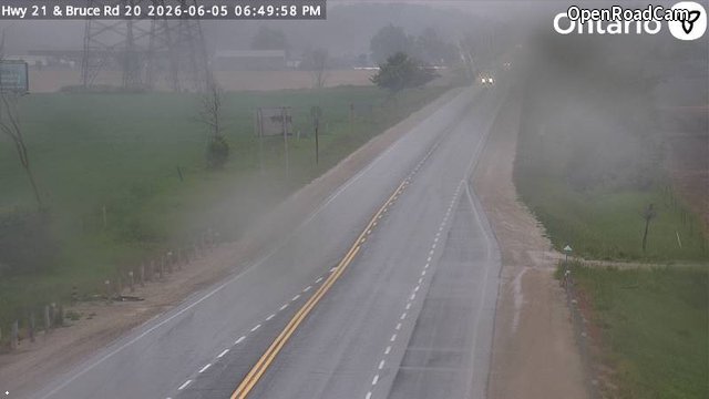 Highway 21 at Bruce Road 20