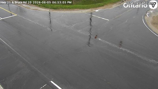Highway 21 at Bruce Road 20