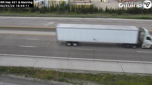 Highway 401 at Manning Road