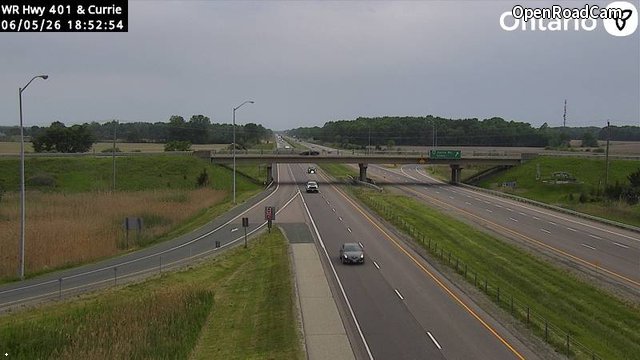 Highway 401 at Currie Road