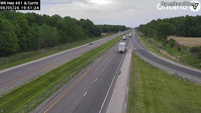 Highway 401 at Currie Road