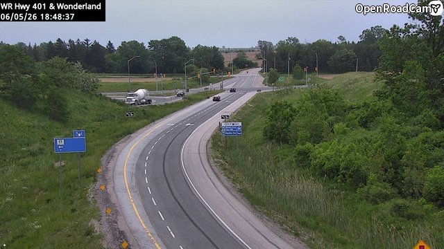 Highway 401 at Wonderland Road