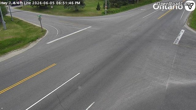 Highway 7 at 4th Line