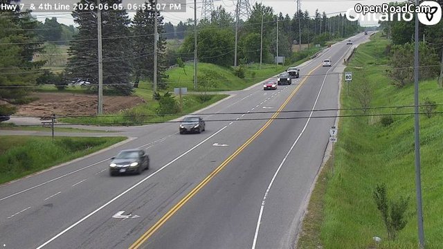 Highway 7 at 4th Line