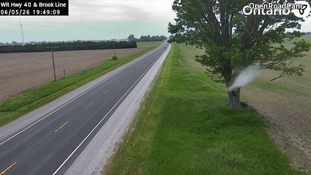 Highway 40 near Brook Line