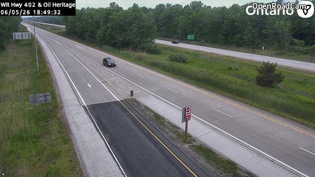Highway 402 at Oil Heritage Road