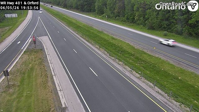 Highway 401 at Orford Road