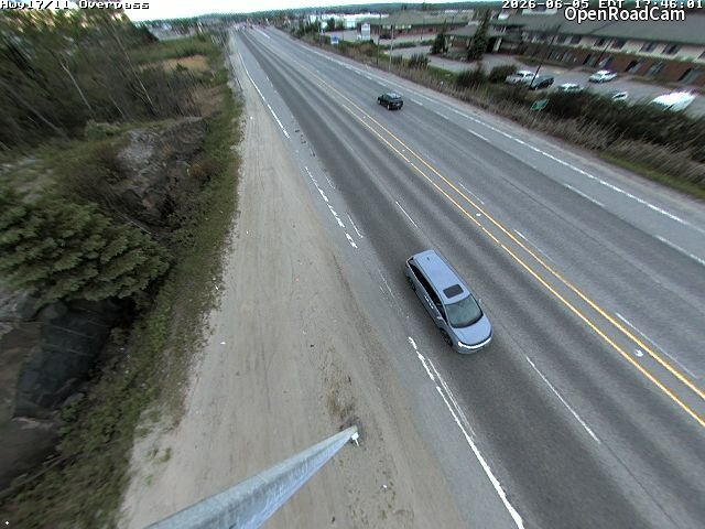 Highway 17 at Highway 11 Overpass