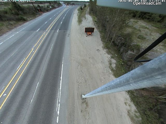 Highway 17 at Highway 11 Overpass