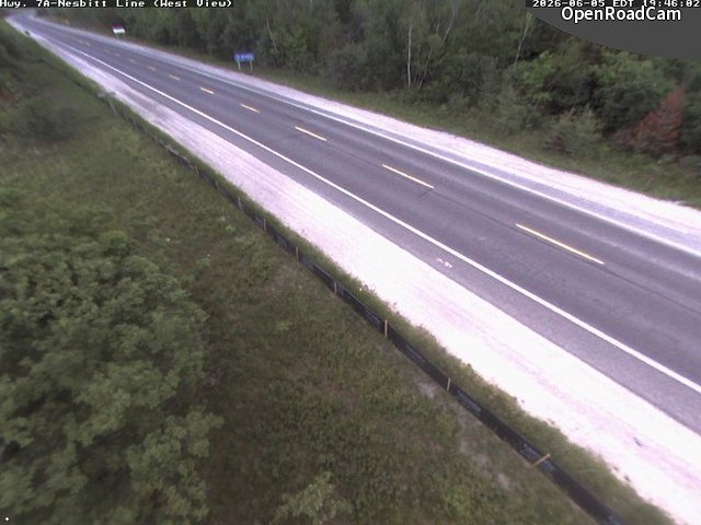 Highway 7A at Nesbitt Line