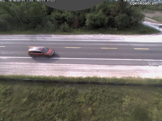 Highway 7A at Nesbitt Line