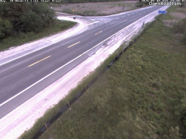 Highway 7A at Nesbitt Line