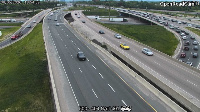 Highway 404 North of Highway 401