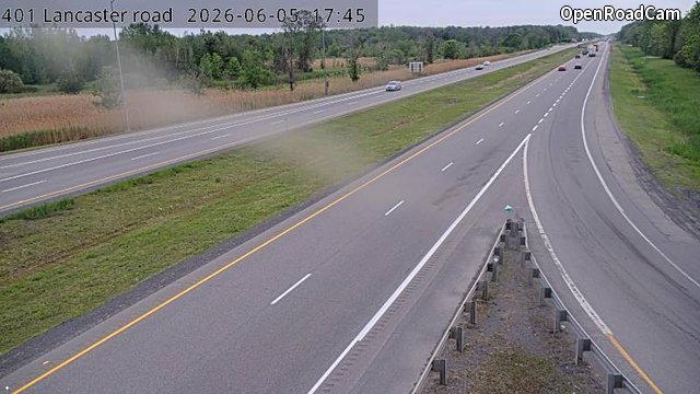 Highway 401 at County 2 Road