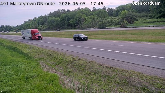 Highway 401 near Mallory Town ONroute