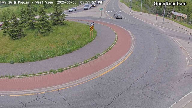 Highway 26 at Poplar Side Road