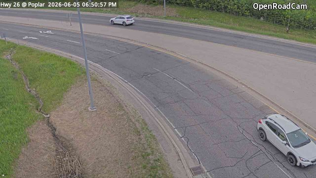 Highway 26 at Poplar Side Road