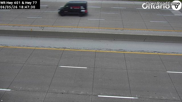 Highway 401 at Highway 77