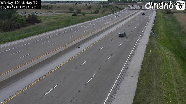 Highway 401 at Highway 77
