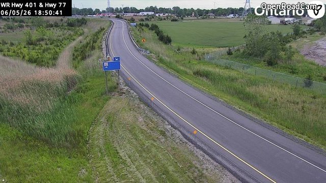 Highway 401 at Highway 77
