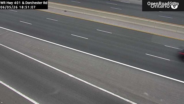 Highway 401 at Dorchester Road
