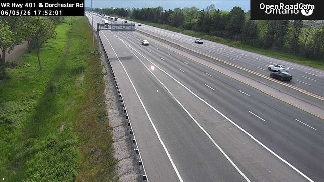 Highway 401 at Dorchester Road